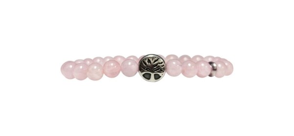 Bracelet quartz rose ondes